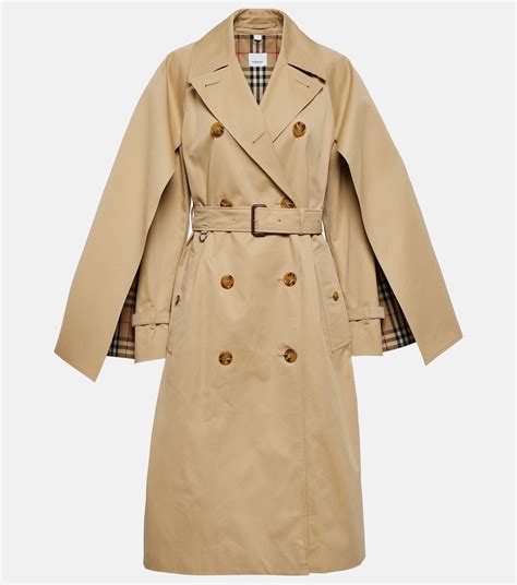 Trench Burberry Beige size 48 IT in Cotton 